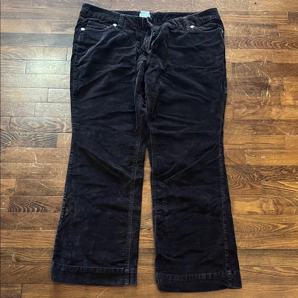 No Boundaries Brown Velour Pants